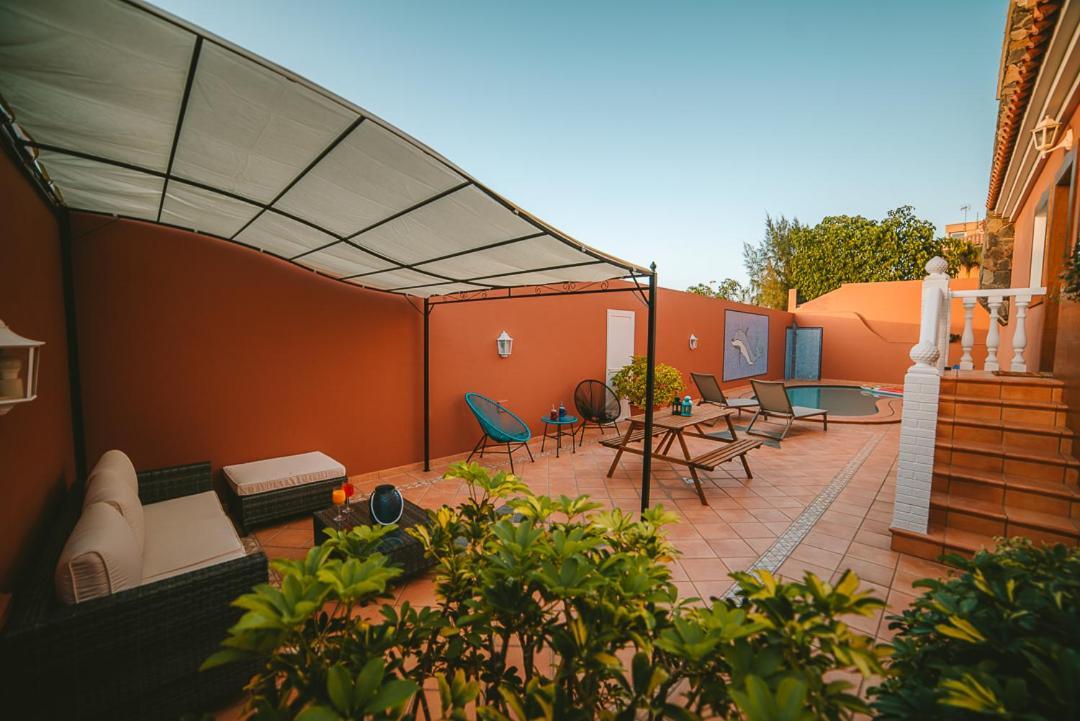 Villa Morada Sonneland Con Piscina Privada Climatizada Μασπαλόμας Εξωτερικό φωτογραφία