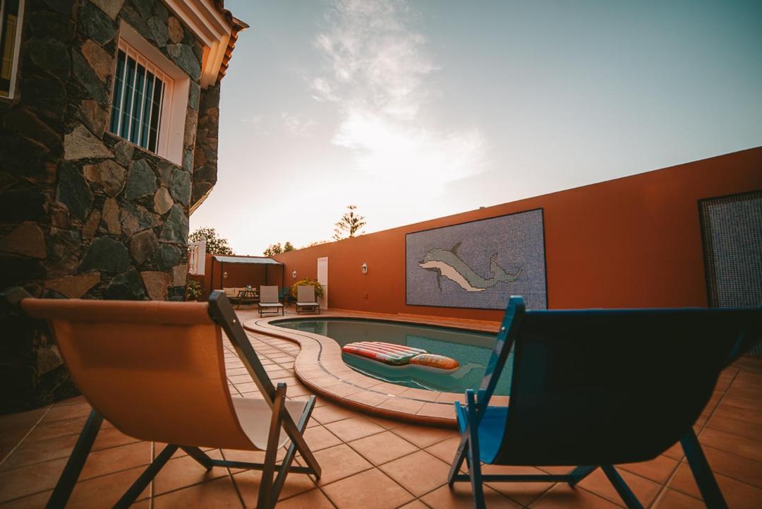 Villa Morada Sonneland Con Piscina Privada Climatizada Μασπαλόμας Εξωτερικό φωτογραφία